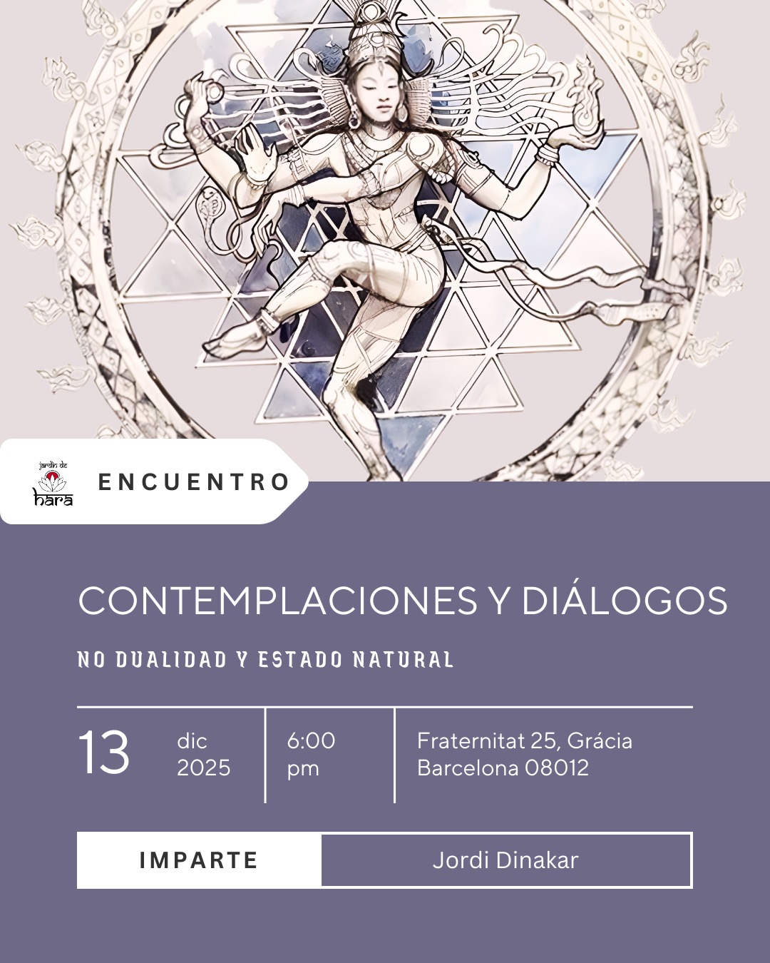 Contemplaciones y Diálogos: No Dualidad y Estado Natural