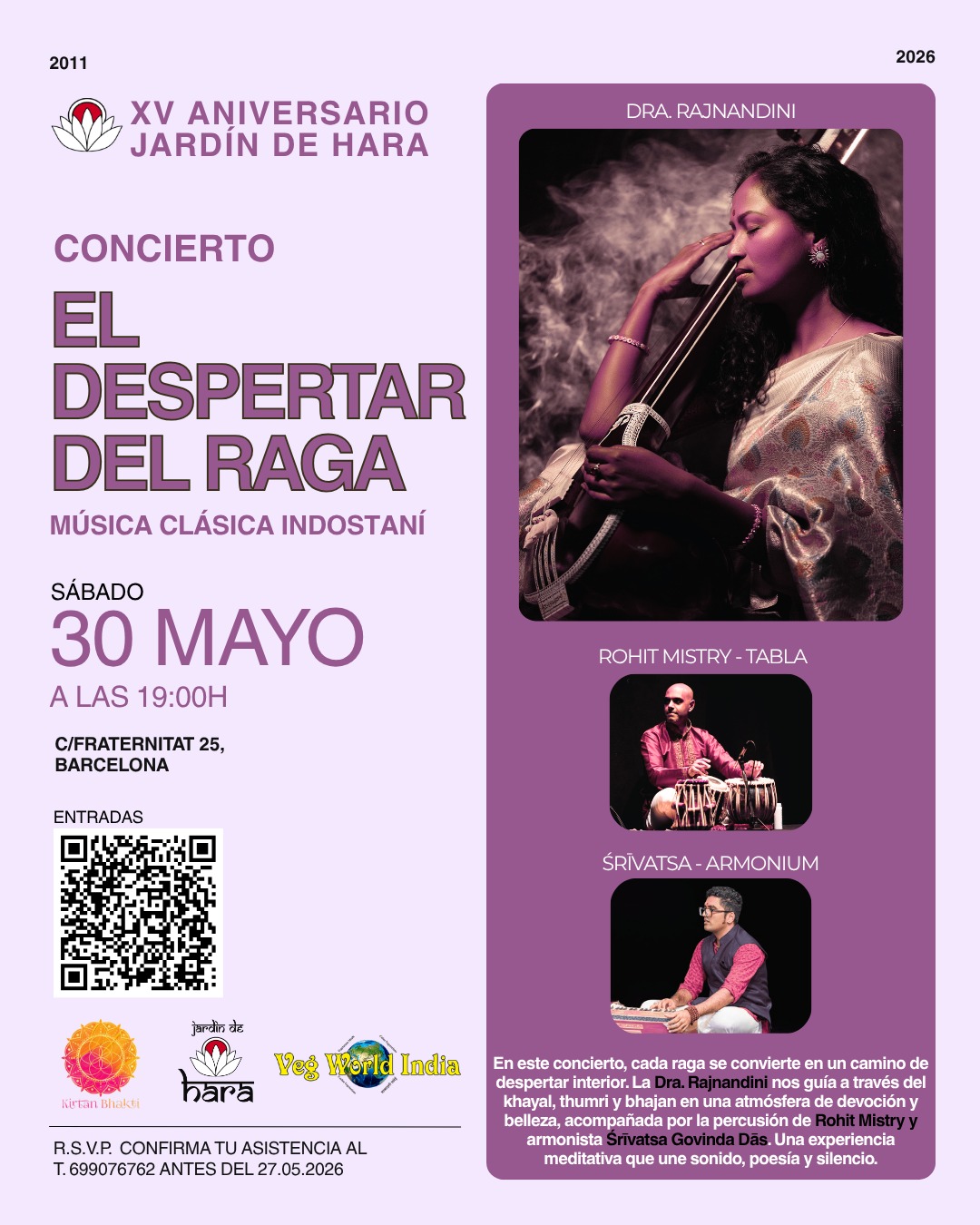 El Despertar del Raga – Música clásica Hindustaní