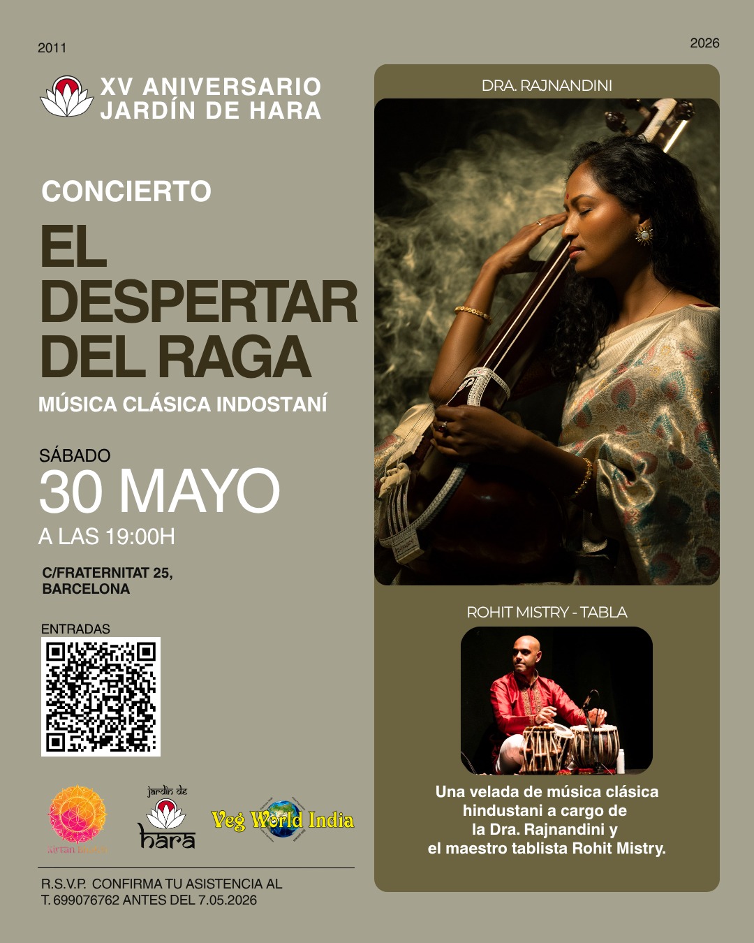 El Despertar del Raga – Música clásica Hindustaní