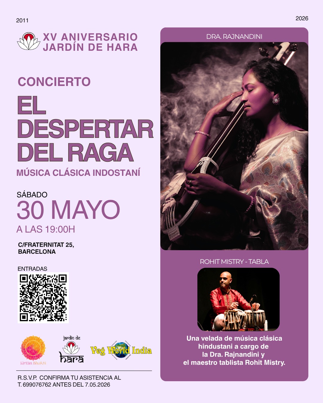 El Despertar del Raga – Música clásica Hindustaní